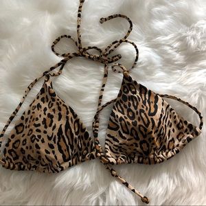 Victoria’s Secret Cheetah Triangle Bikini Top